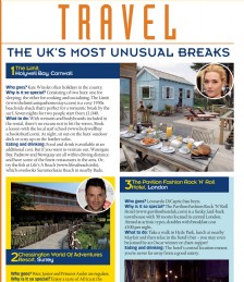 Travel- The UK´s Most Unusual Breaks