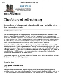 The Future of Self Catering